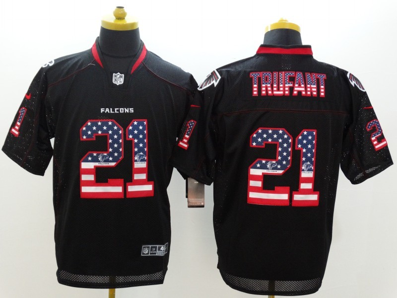 Men's Atlanta Falcons Desmond Trufant #21 Black Jersey